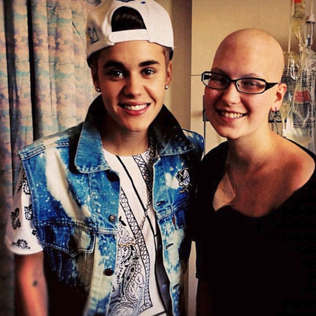 Justin Bieber Visits Cancer-Stricken Fan in the Hospital - E! Online